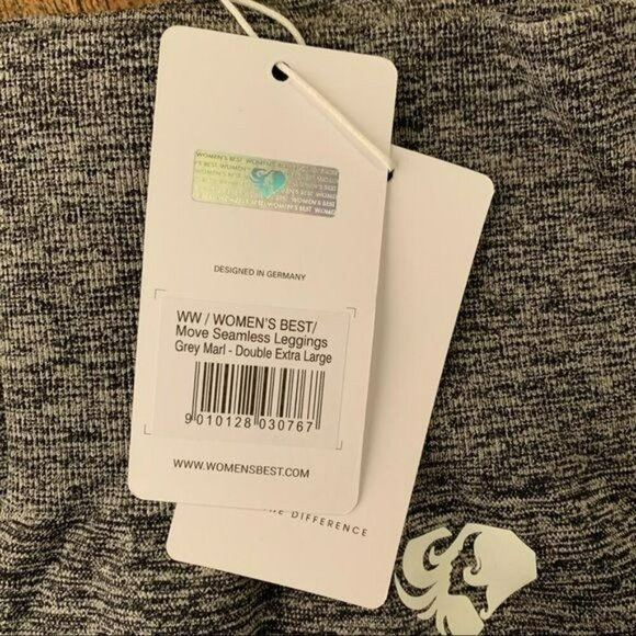 Women’s best move high waisted seamless leggings gray marbled - Picture 5 of 7